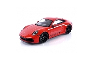 MINICHAMPS Porsche 911 Carrera 4S 1/18-Orange Voiture Miniature de Collection, 155067327, Orange