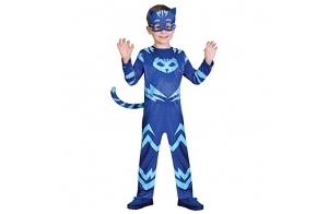 amscan 9902952 Offiziall Lizenziert PJ Maske Catboy Kostüm Für Kinder Jungen 3-4 Ans, Bleu