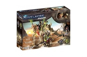 Playmobil 71027 Sal'ahari Sands - Attaque Squelette de mammouth - Novelmore - avec Trois Personnages, des Armes et Un mammouth - Histoire & Imaginaire - Dès 4 Ans