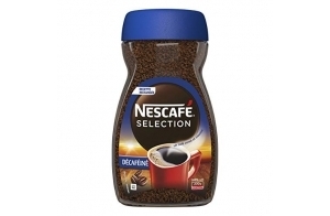 Nescafé Sélection Décaféiné, Café Soluble, Flacon de 200g