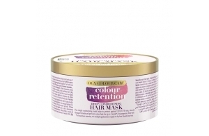 OGX | Masque pour les cheveux Colour Retention (pot de 300 ml) – Masque capillaire protecteur pour prolonger la couleur – Masque de soin pour aider à protéger les cheveux colorés