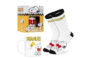 Peanuts Snoopy Coffret Cadeau, Chaussettes et Mug - Cadeau Femme