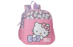 Hello Kitty My Favourite Bow, Sac à Dos pour Enfant, Sac à Dos Scolaire, Rose, Bretelles Larges et réglables, fabriqué en Polyester. Joumma Bags., Rose, Sac à Dos 24