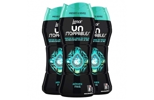 Lenor Unstoppables Aérien Parfum de Linge en Billes 210 g 15 Doses - Lot de 3