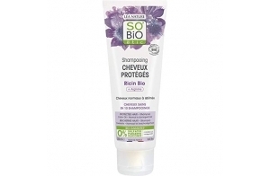 So'Bio étic - Shampooing cheveux protégés, Ricin bio & Arginine, Multicolor, 250 ml (Lot de 1)