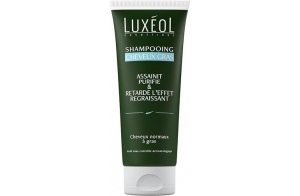 LUXÉOL - Shampooing Cheveux - Assainit & Purifie - Fraîcheur, Douceur & Légèreté - Soin Cheveux Normaux À Gras - 86% D'Ingrédients D'Origine Naturelle - Fabriqué En France - 200ml