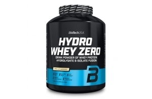 BioTechUSA Hydro Whey Zero | Sans gluten, sans sucre, sans graisse | 80% de protéines | Absorption rapide | Complexe de protéines de lactosérum, 1.816 kg, Vanille