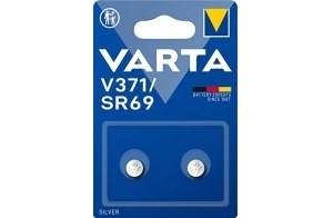 Varta Pack de 2 Piles Montre Oxyde d'Argent V371 SR69