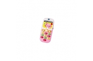 VTech - Baby Smartphone Bilingue Rose, Téléphone Bébé, Jouet d'Éveil - Version FR