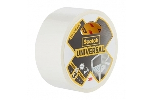 Scotch Toile de Réparation UNIVERSAL - Blanc, 1 Rouleau, 25 m x 48 mm - Ruban Adhésif, Usage Intérieur, Adhérence Forte, Durable, Imperméable, pour des Réparations de Longue Durée