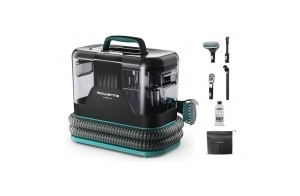 Rowenta, Clean it, Shampouineuse, Détacheur nettoyeur de tache, Rapide et facile, Intérieur de voiture, 750W, IN5020F0, Bleu/Noir