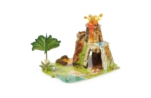 Papo - Terre des Dinosaures, Environnement de Jeu pour Figurines pour Enfants dès 3 Ans - Plateau de Jeu Éducatif pour Exploration Préhistorique