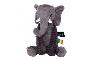 LES DÉGLINGOS PTIPOTOS by DIMOITOU L'ELEPHANT Gris - Peluche bébé Toute Douce - Idée Cadeau de Naissance - 35cm, Baby