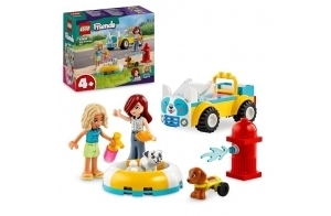 LEGO Friends La Voiture de Toilettage Canin - Set avec Un Véhicule - Jouet sur Le Thème des Animaux et de la Nature - 2 Mini-poupées et 2 Chiens - pour Les Enfants dès 4 Ans, Garçons et Filles 42635