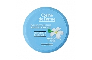 Corine de Farme - Baume Réparateur Après-Soleil - Crème Hydratante, Nourrissante - Clean Beauty - Monoï de Tahiti, Beurre de Mangue - Parfum des Îles - 150 ml