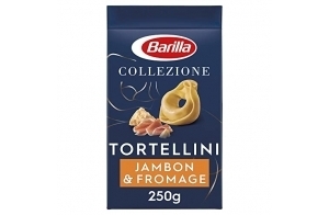 Barilla Tortellini Pâtes fourrées au jambon et au fromage 250 g