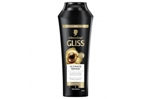 Schwarzkopf - Gliss - Shampoing Ultimate Repair - Cheveux secs/très abîmés - 89% d'ingrédients d'origine naturelle - Flacon de 250ml