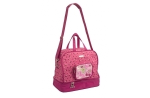 CARITAN Sac Bandoulière Cerise et Framboise pour Vacances 37 cm (Rose) 59513