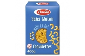 Barilla Coquillettes, Maïs et Riz, Sans Gluten, 400g