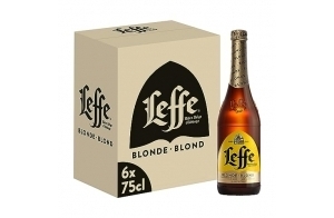 Leffe Blonde Bière Pack 6 Bouteilles 75cl