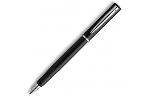 Waterman Allure stylo plume, Laque Noire Mate, Encre Bleue, coffret cadeau