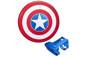 Hasbro Marvel Avengers - Captain America Jouet avec Bouclier Magnétique Blast et Gant - Jeu de Rôle Inspiré des Super-héros - pour Garçons et Filles à partir de 5 Ans - Multicolore