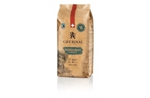Café Royal Honduras Classico Café en Grains 1kg - Intensité 3/5 - 100% Arabica Fairtrade