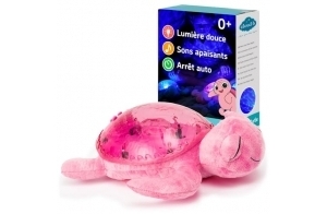 Veilleuse Cloud B Tranquil Turtle® Rose