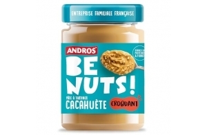 Andros Be Nuts - Pâte à tartiner Cacahuète - Croquant - 325G