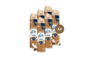 Glade Aérosol Sensual Sandalwood & Jasmine - Infusé Aux Huiles Essentielles - Lot de 6