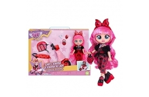 BFF BY CRY BABIES Lady's Scooter - Playset dolls La poupée mannequin BFF, Lady, avec son scooter et 10 accessoires- Jouet Cadeau pour Garçons et Filles +3 ans