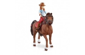 schleich 42539 Horse Club Hannah & Cayenne, dès 5 ans, HORSE CLUB - coffret, 10 pièces