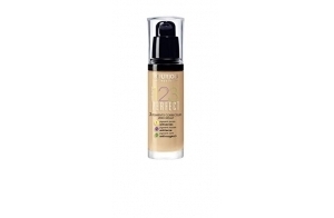 BOURJOIS - Fond De Teint 123 Perfect 55 Beige Foncé - Fini Semi-Mat - 3 Pigments Correcteurs (Anticernes, Antiterne, Anti-rougeurs) - Couvrance Moyenne - Tenue Jusqu'à 16h - SPF10 - 30ml