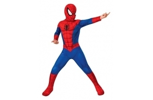 RUBIE'S Marvel Officiel - Déguisement Enfant Classique Spider-Man - Taille 3-4 ans - Costume Complet Combinaison avec Masque et Couvre-Chaussures. Idée Cadeau Carnaval, Halloween, Anniversaire