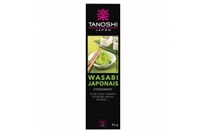 TANOSHI - Wasabi - Raifort Japonais à Utiliser comme Condiment - Lot de 4 Tubes de 43 g