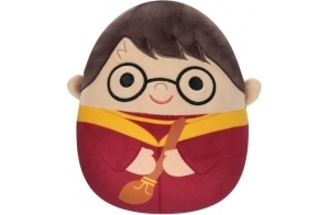 Squishmallows Harry Potter Harry dans une robe de Quidditch en peluche 20 cm