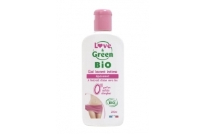 Love & Green - Gel Lavant Intime Apaisant Bio 200 ml - Fabriqué en France