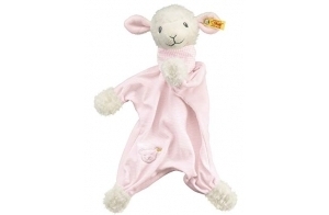 Steiff - 239632 - Doudou - Agneau Fais De Beaux Rêves - Rose