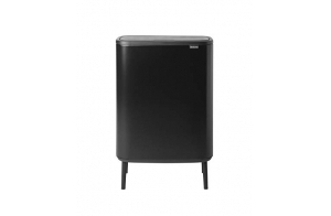 Brabantia - Poubelle Bo Touch Bin Hi, 60L, Noir