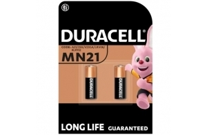 Duracell MN21 Pile alcaline 12V, lot de 2 ( A23 / 23A / V23GA / LRV08 / 8LR932 ), pour télécommandes, sonnettes de porte sans fil et systèmes de sécurité