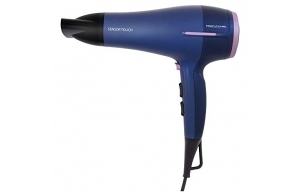 PROFI CARE Seche Cheveux Professionnel - Sèche Cheveux - Diffuseur seche Cheveux - sèche-Cheveux et Accessoires - Sèche-Cheveux Professionnel avec diffuseur de Volume Tactile Bleu/Noir/Rose