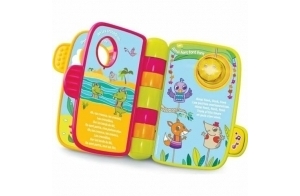 VTech - P'tit Livre Enchanté - Mes Premières Comptines, Livre Enfant Parlant et Musical dès 6 mois - Version FR