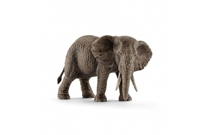 Schleich 14761 Éléphant d'Afrique femelle, dès 3 ans, Wild Life - figurine, 14,6 x 7,5 x 9,1 cm