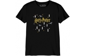 Harry Potter BOHAPOMTS155 T-Shirt, Noir, 6 Ans Garçon