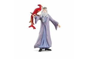 schleich 42637 Dumbledore et Fumseck, dès 6 ans, WIZARDING WORLD - figurine, 11 x 4 x 12 cm