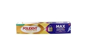 Polident Crème Fixatrice Maximum Contrôle, Pour Prothèses Dentaires Partielles ou Complètes, Embout Précision, Gel crème fixative, 70g