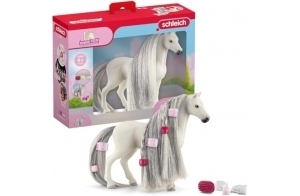 Schleich HORSE CLUB Sofia's Beauties 42583 - Jument Quarter à coiffer - Ensemble de 14 Pièces avec Figurine Cheval à la Crinière Coiffable et Plein d'Accessoires - Cadeau pour Enfants dès 4 ans