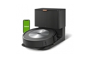 iRobot Aspirateur Robot connecté Roomba® j7+ avec système d'autovidage - 2 extracteurs en Caoutchouc multisurfaces - Idéal pour Les Animaux - Cartographie, mémorise et s'adapte à Votre Domicile