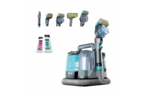 Shark StainStriker HairPro spécial animaux, Shampouineuse canapé, Aspirateur 450W, Extracteur de poils, Élimine taches et odeurs, Léger et portable, 4 accessoires et 2 formules de nettoyage PX250EUCP