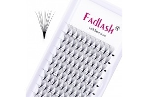 Cils Volume Russe 10D 0.07mm D Curl 13mm Extension de cils Volume Cils individuels Cluster Eyelashes pour la Beauté avec des Cils Brucelles pour